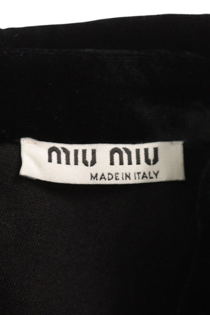 Miu Miu Black Sequined Sleeveless Dress Size S