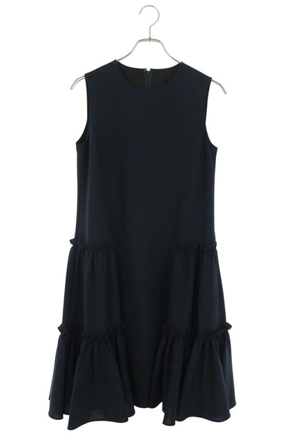 Vintage Waffle Drape Dress Navy Size XS