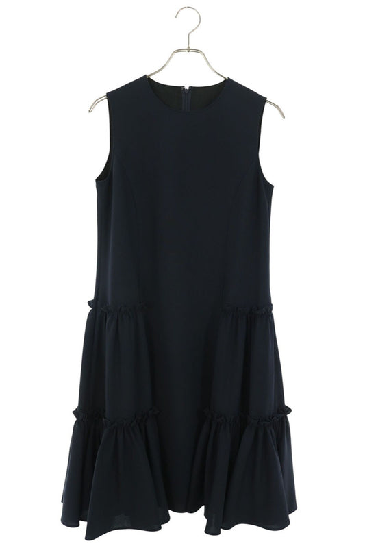 Vintage Waffle Drape Dress Navy Size XS