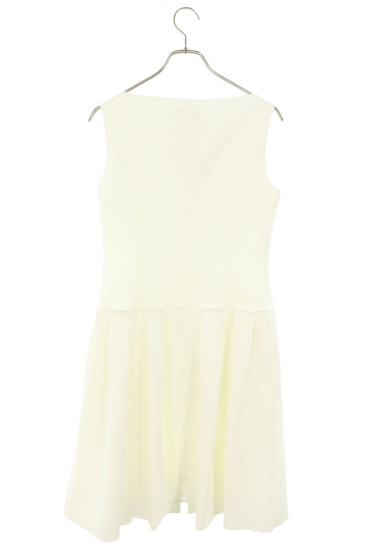 Vintage FOXEY NEW YORK White Front Zip Dress Size 40