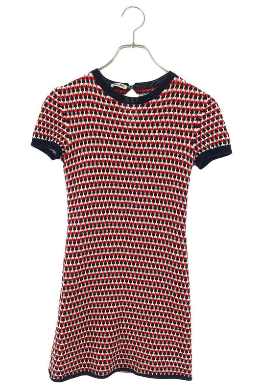 Miu Miu All-Over Print Cotton Midi Dress Size 36