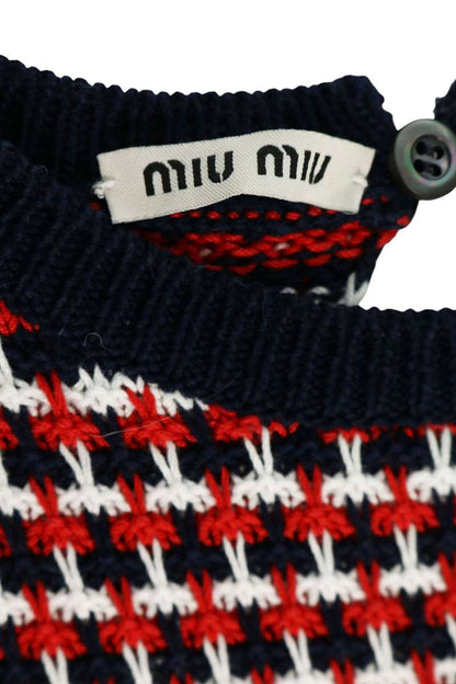 Miu Miu All-Over Print Cotton Midi Dress Size 36
