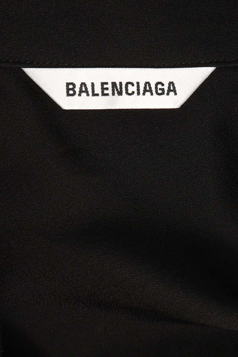 Balenciaga Black Rayon Dress Size 1