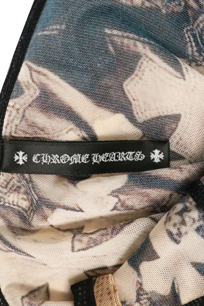 Chrome Hearts Cross All-Over Sheer Dress Brown/Black Size S