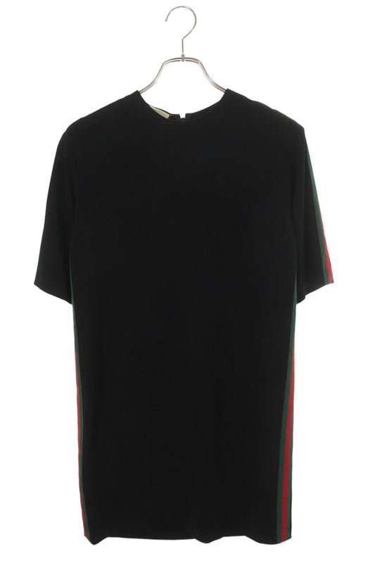 Gucci Black Web Stripe Midi Dress Size 36