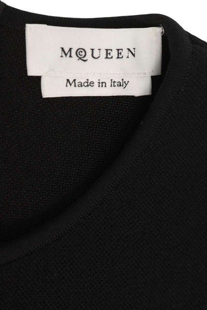 Alexander McQueen Lace Detail Asymmetric Dress Black Size XS