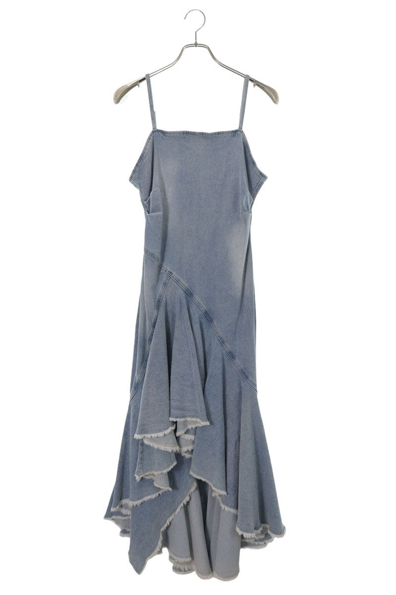 Vintage Libyan Denim Dress Light Blue Size M