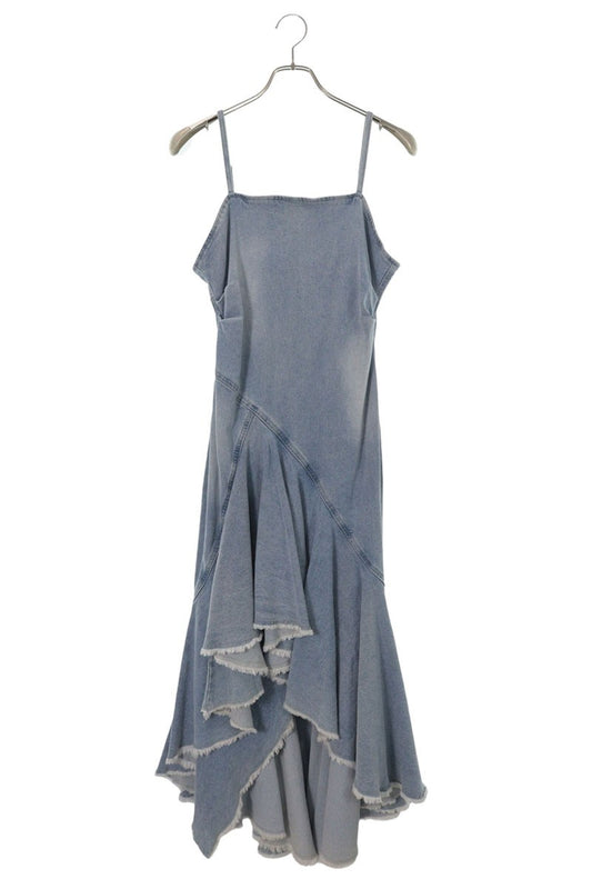 Vintage Libyan Denim Dress Light Blue Size M
