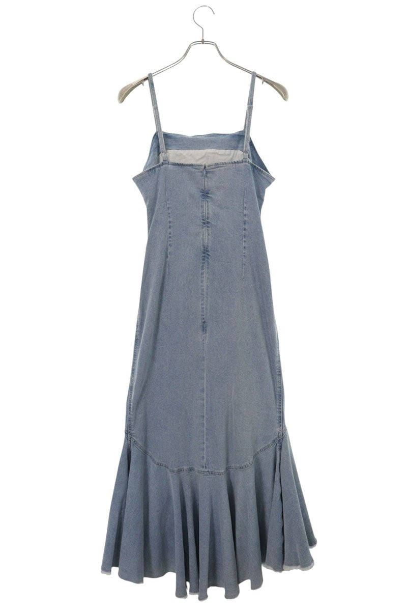 Vintage Libyan Denim Dress Light Blue Size M