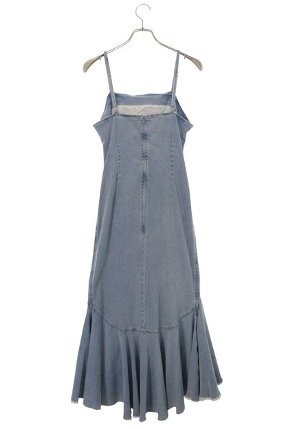 Vintage Libyan Denim Dress Light Blue Size M