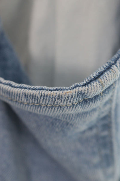 Vintage Libyan Denim Dress Light Blue Size M