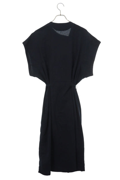 Yohji Yamamoto 22AW Navy Haori Cotton Dress Size 1