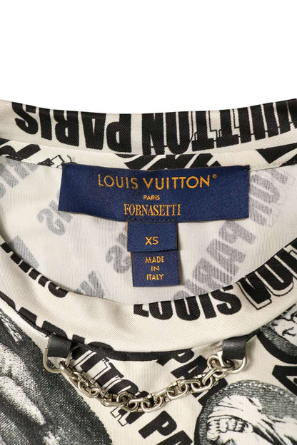 Louis Vuitton Chain Slant Signature Dress 21AW Size XS