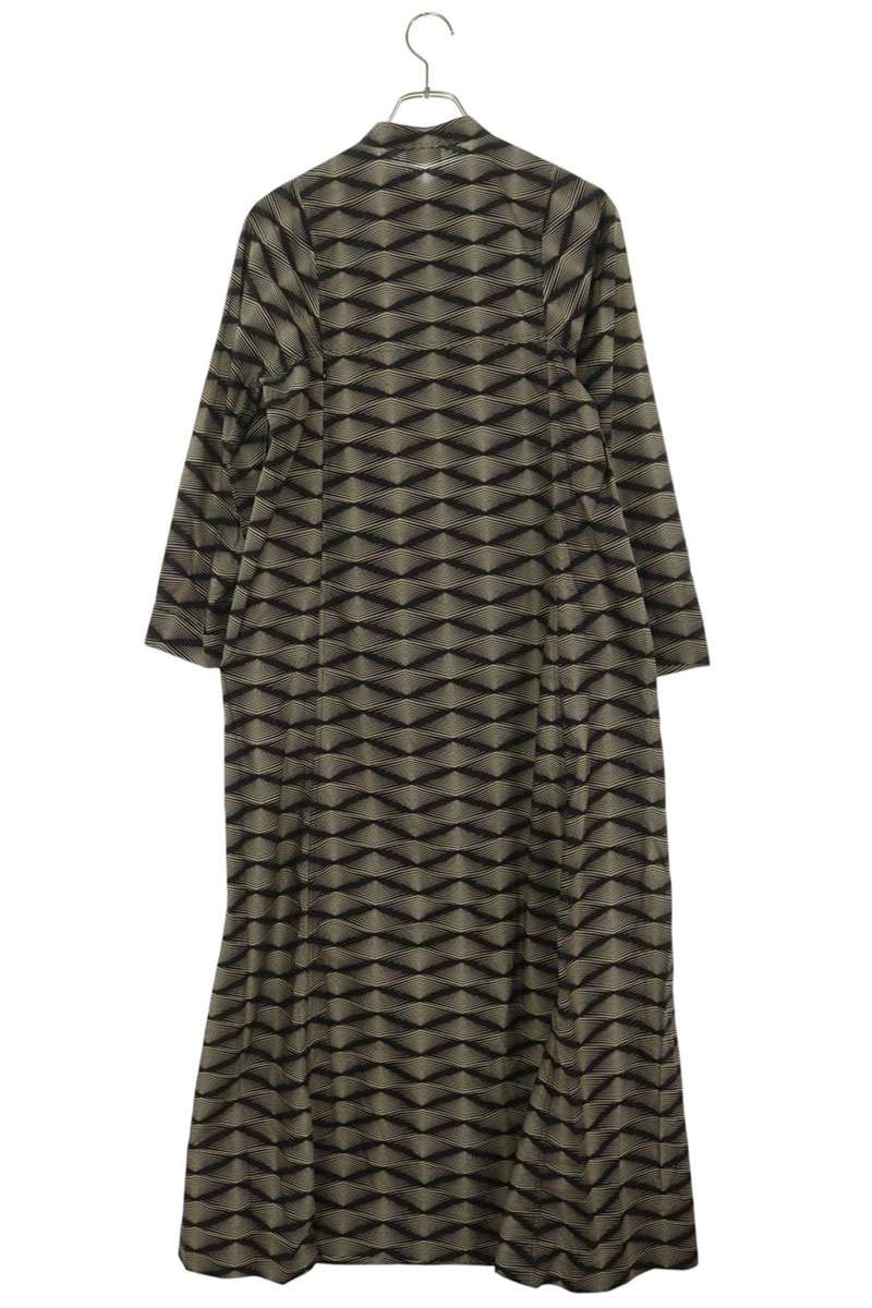 Dries Van Noten Purple All-Over Pattern Cotton Dress Size 34