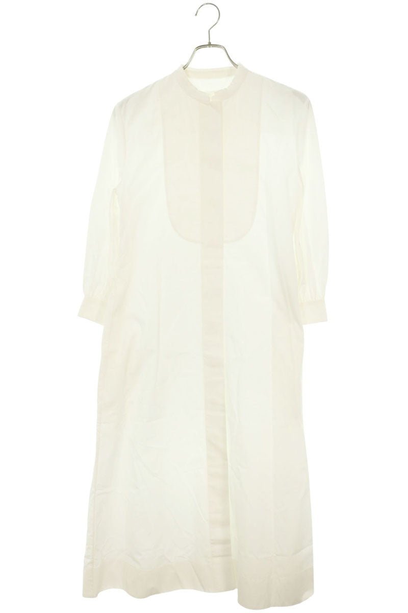Jil Sander White Cotton Shirt Dress Size 32