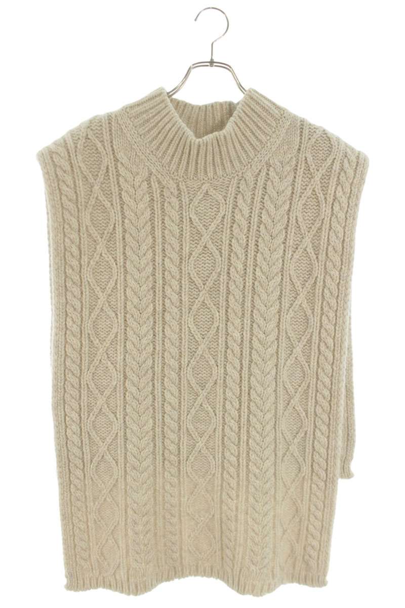 Maison Margiela Tabard Sweater Vest Beige Size S