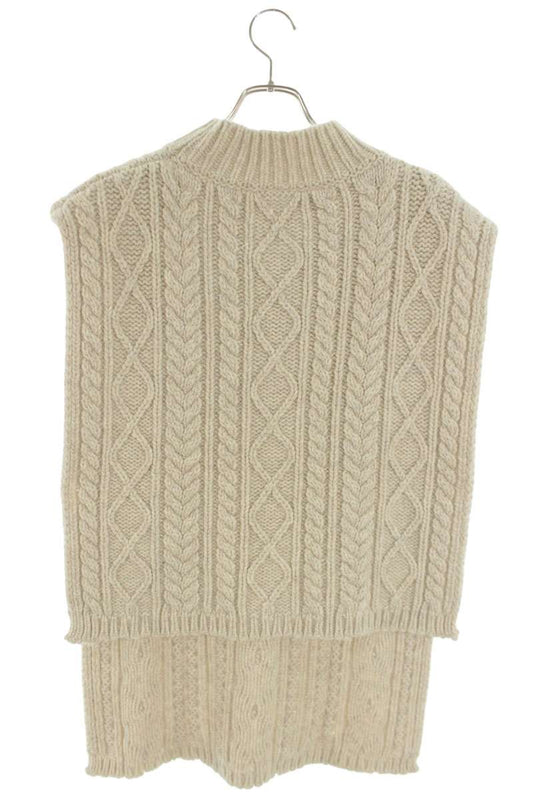 Maison Margiela Tabard Sweater Vest Beige Size S