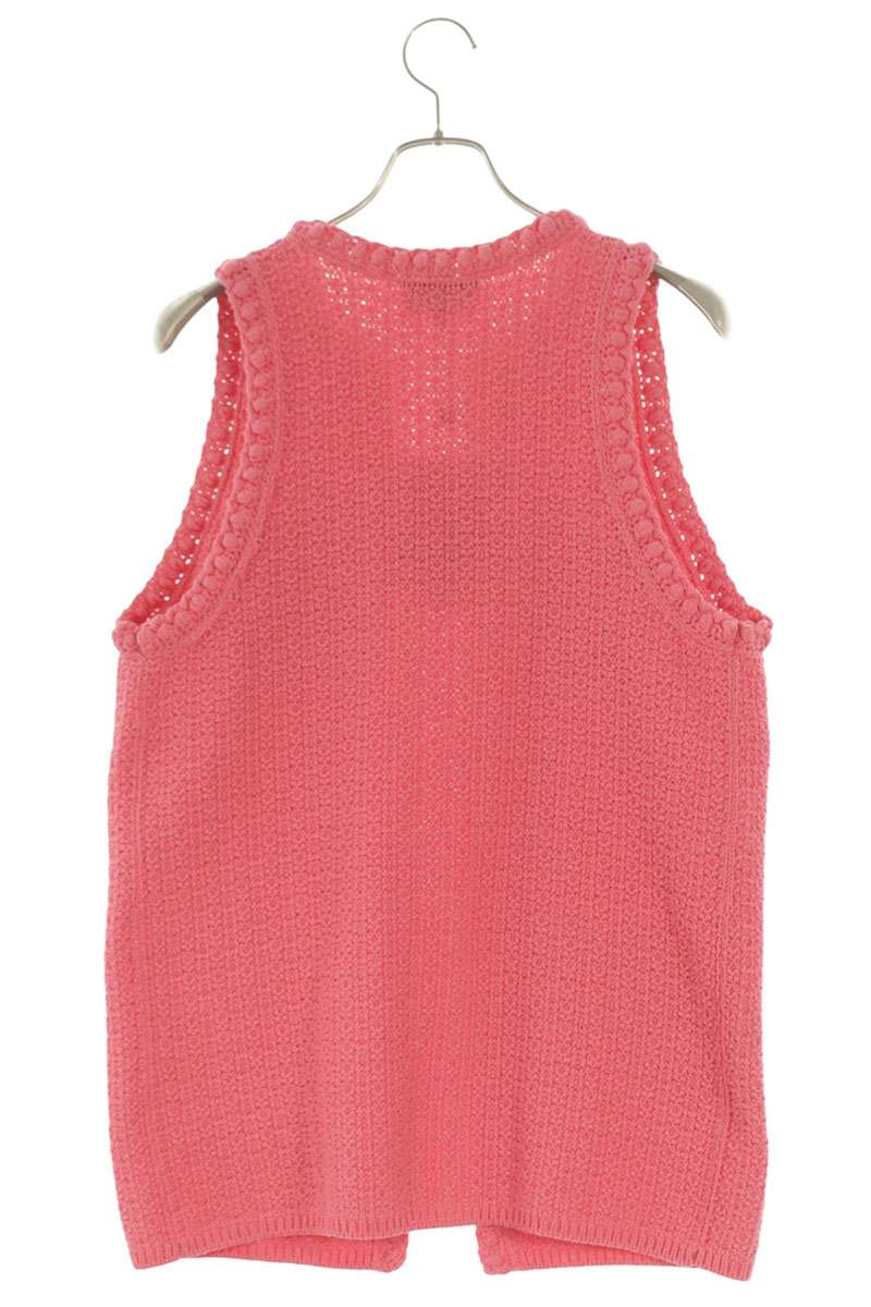 Chanel Pink Cotton Polyamide Vest Size 36