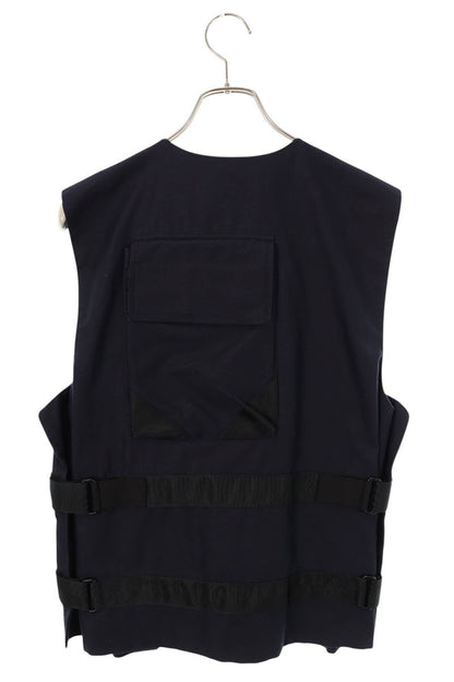 HYKE Utility Cotton Vest Navy Size 1