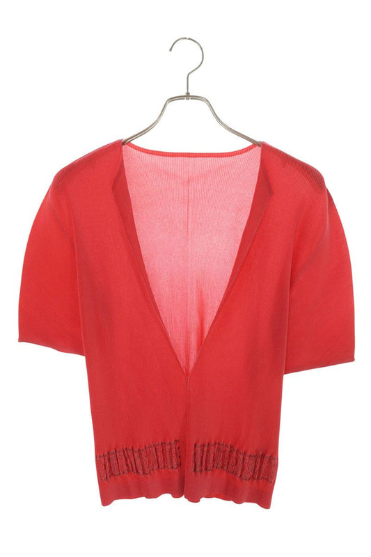 Vintage PLEATS PLEASE Pink Pleated Hem Print Top Size 3