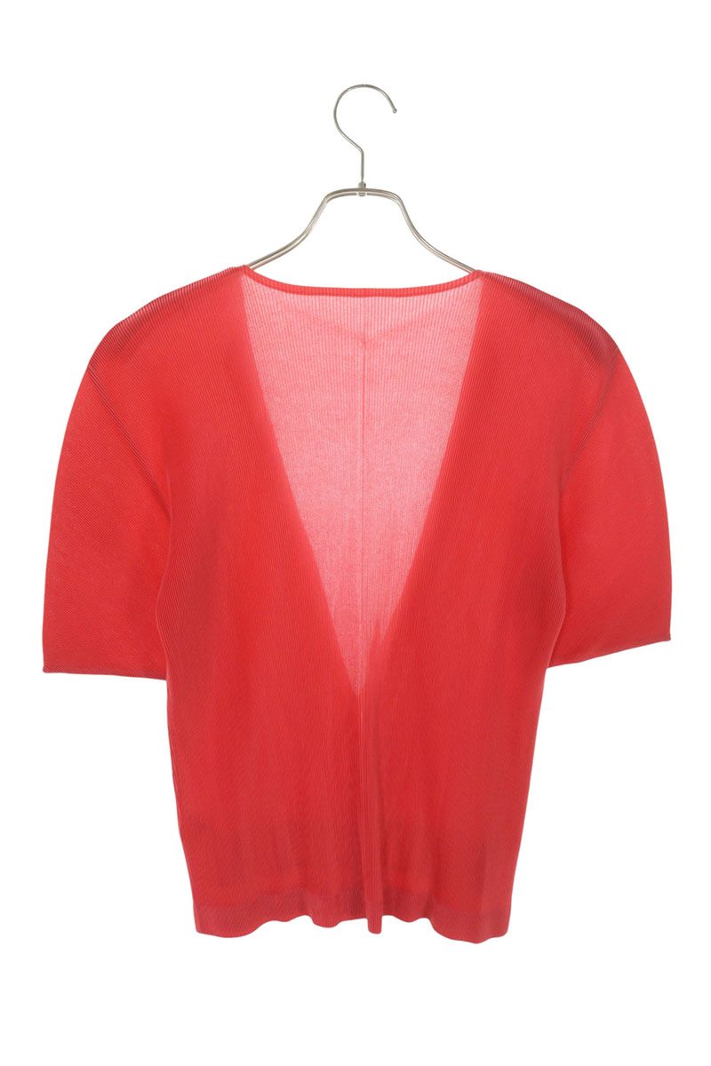 Vintage PLEATS PLEASE Pink Pleated Hem Print Top Size 3