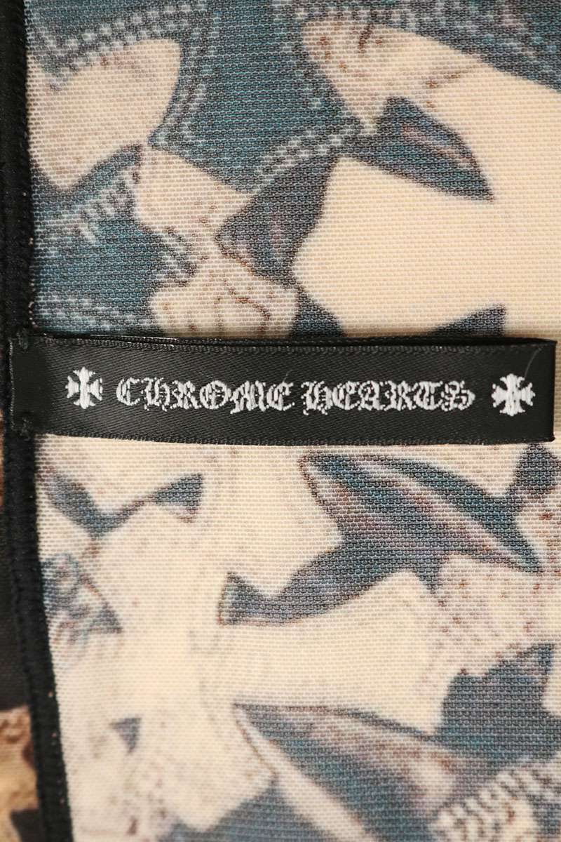 Chrome Hearts Brown Sheer Cross Tube Top Size XS