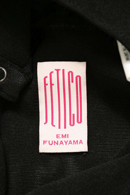Vintage Tulle Frilled Gather Detail Bodysuit Black Size 2