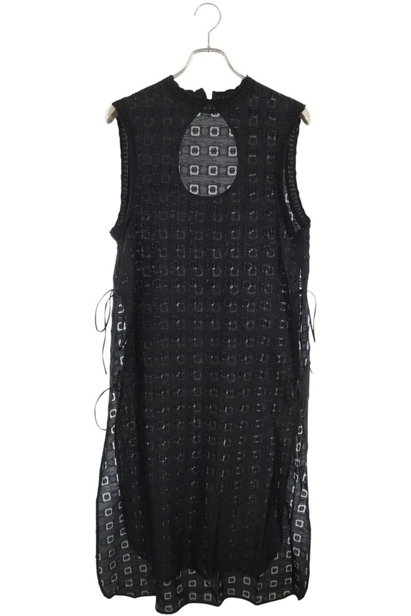 Mame Kurogouchi 20FW Floral Jacquard Midi Dress Black Size 1