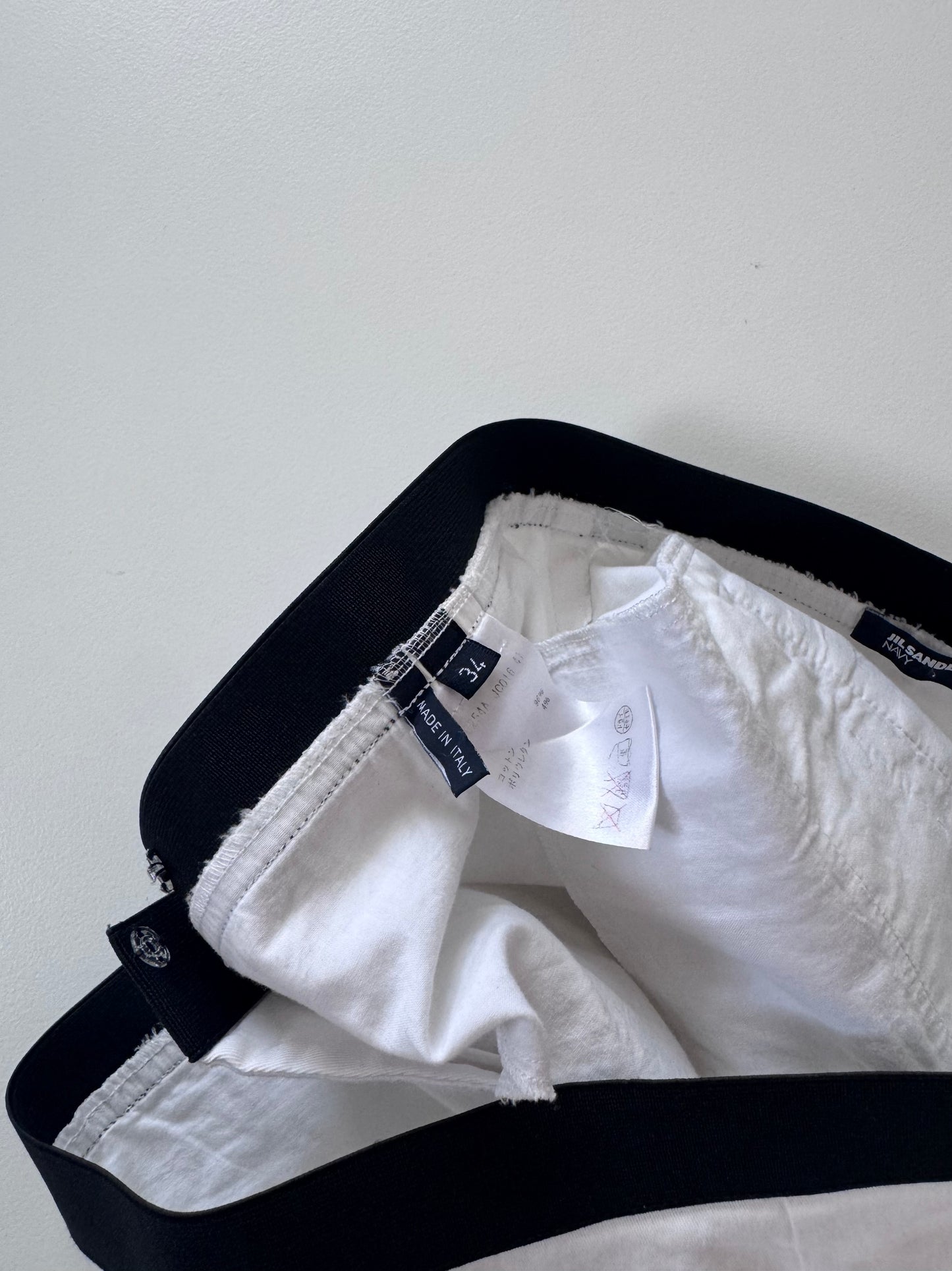 Jil Sander White Joggers