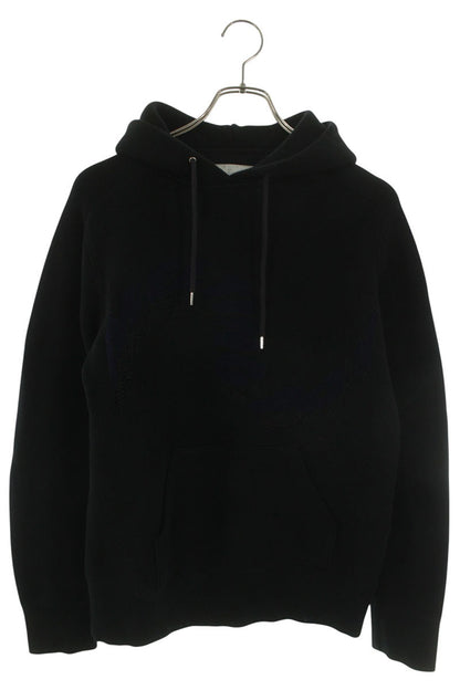 Sacai Navy Embroidered Logo Hoodie Size 1