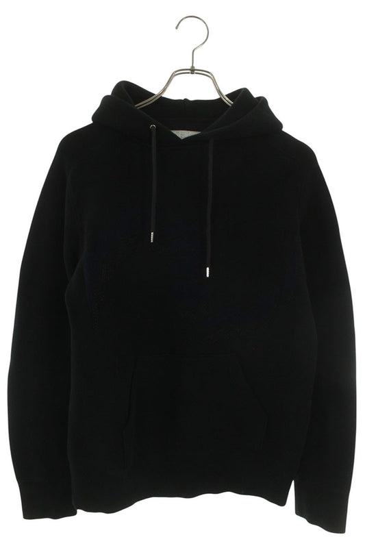Sacai Navy Embroidered Logo Hoodie Size 1