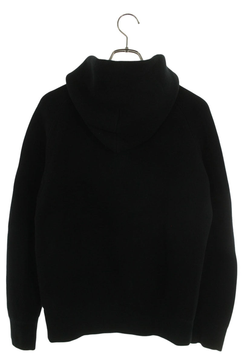 Sacai Navy Embroidered Logo Hoodie Size 1