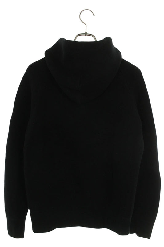 Sacai Navy Embroidered Logo Hoodie Size 1