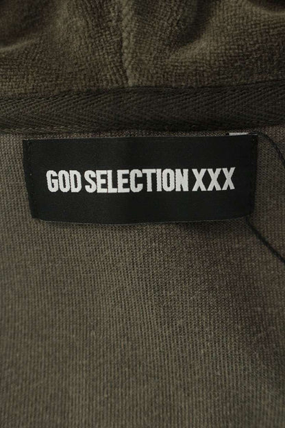 Japanese Brand GOD SELECTION XXX Olive Zip Hoodie Size FREE