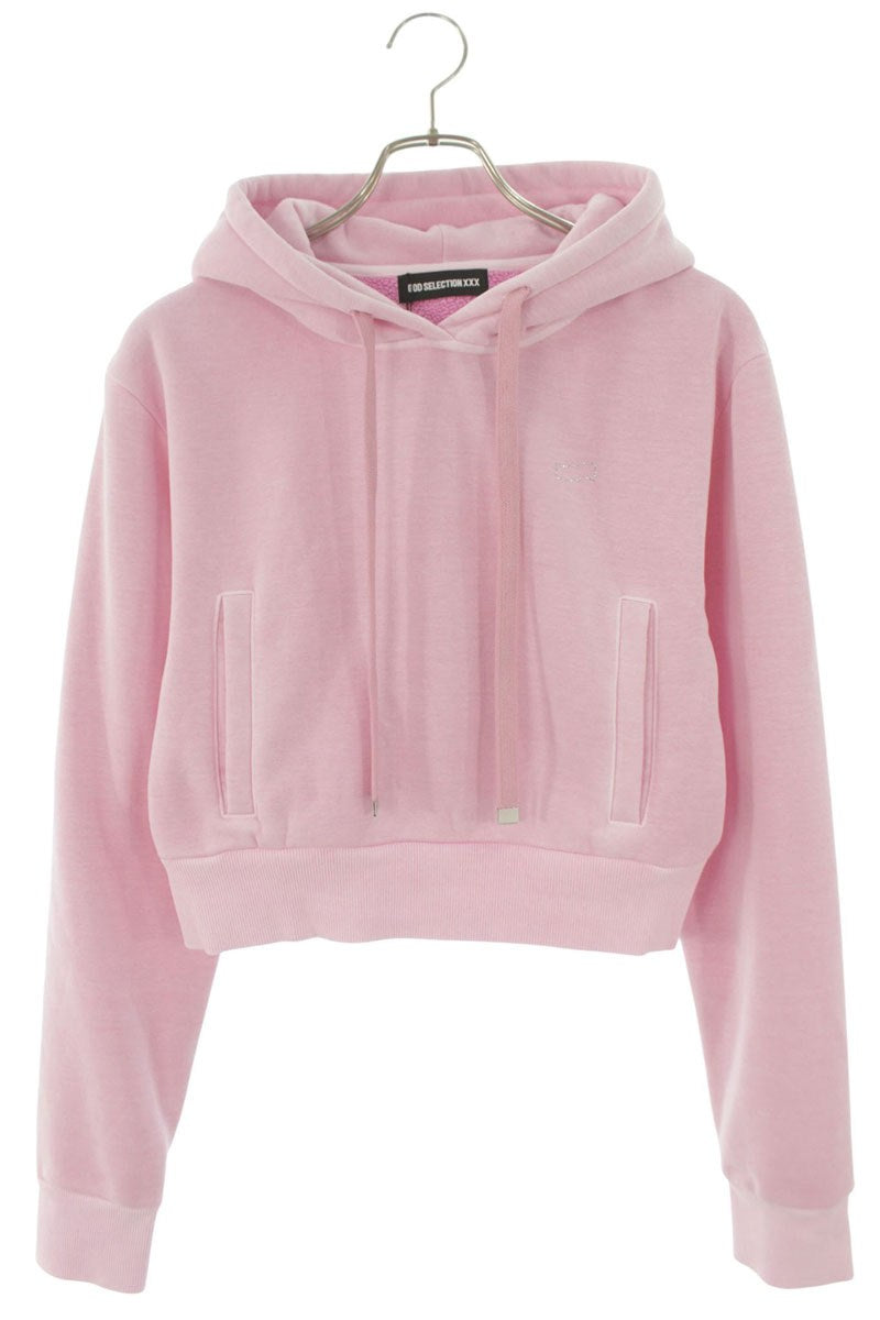 Japanese Brand Pink Pigment Logo Hoodie Size FREE