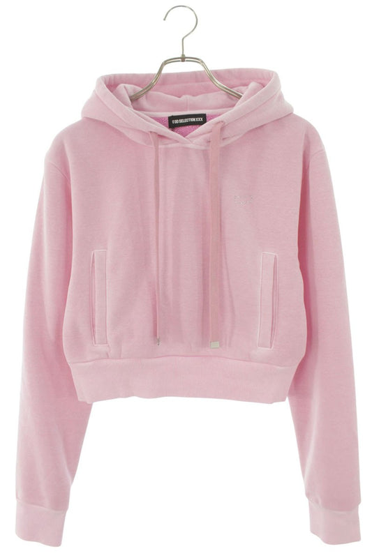 Japanese Brand Pink Pigment Logo Hoodie Size FREE