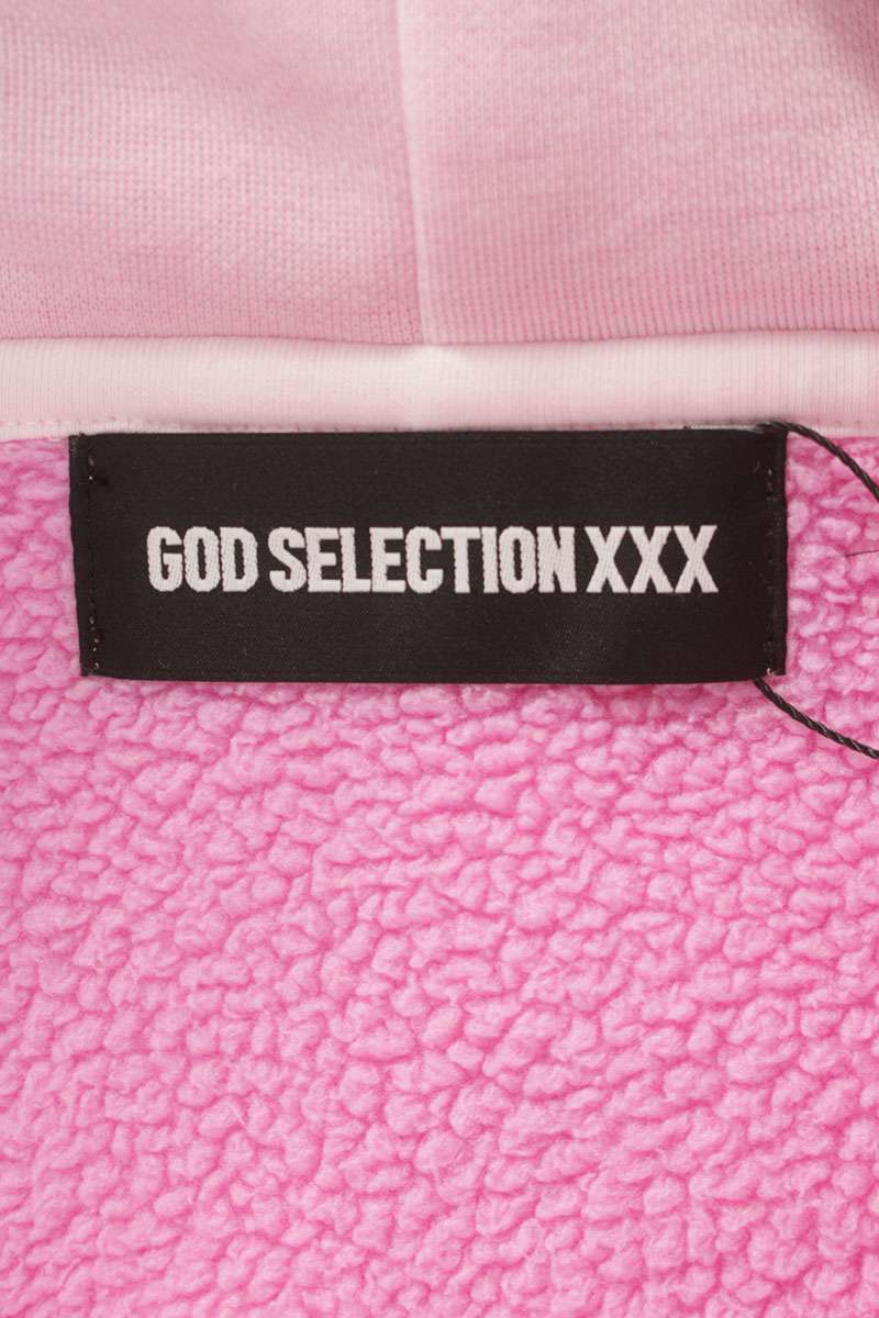 Japanese Brand Pink Pigment Logo Hoodie Size FREE