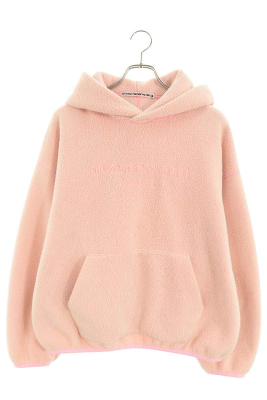 Alexander Wang Pink Boa Pullover Hoodie Size S