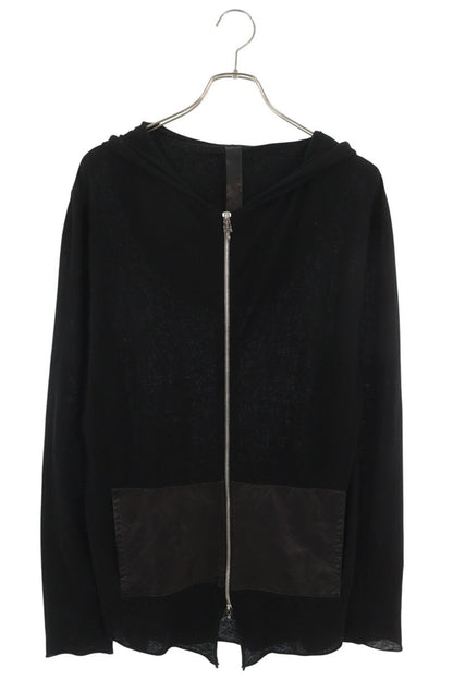 Chrome Hearts Cashmere Nylon Dagger Zip Long Hoodie Size S