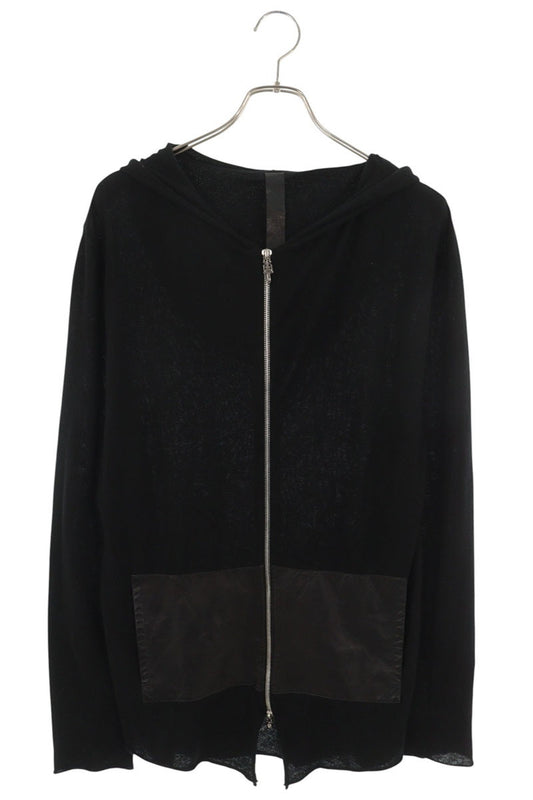 Chrome Hearts Cashmere Nylon Dagger Zip Long Hoodie Size S