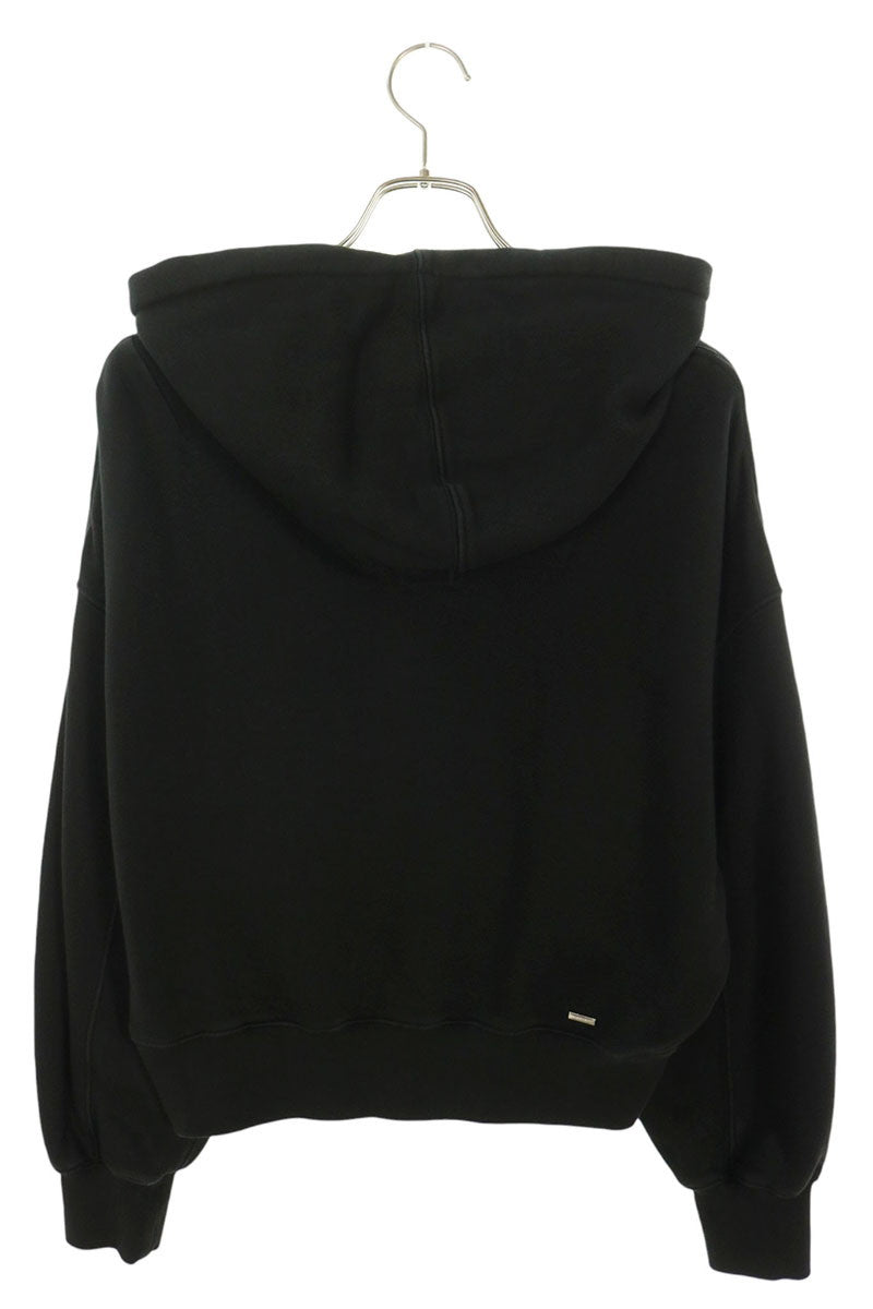 Amiri MA Hollywood Logo Cropped Pullover Hoodie Size S