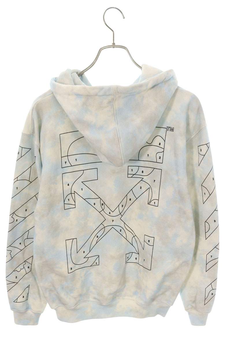 OFF-WHITE Back Arrow Embroidered Hoodie Multi Size S