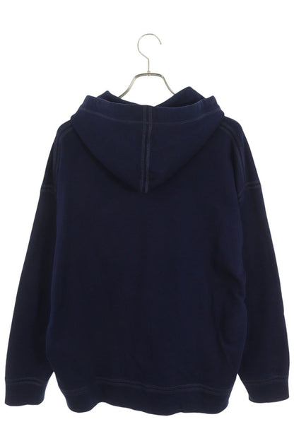 JILSANDER Multi Cord Cotton Pullover Hoodie Navy Size S