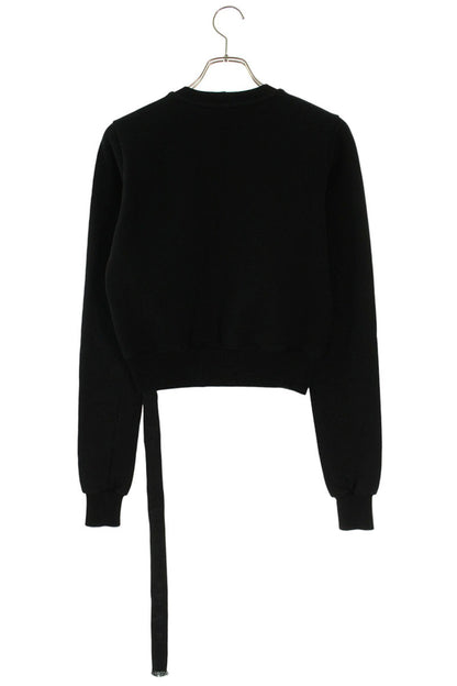 Rick Owens DRKSHDW Cropped Cotton Sweatshirt Black Size XS