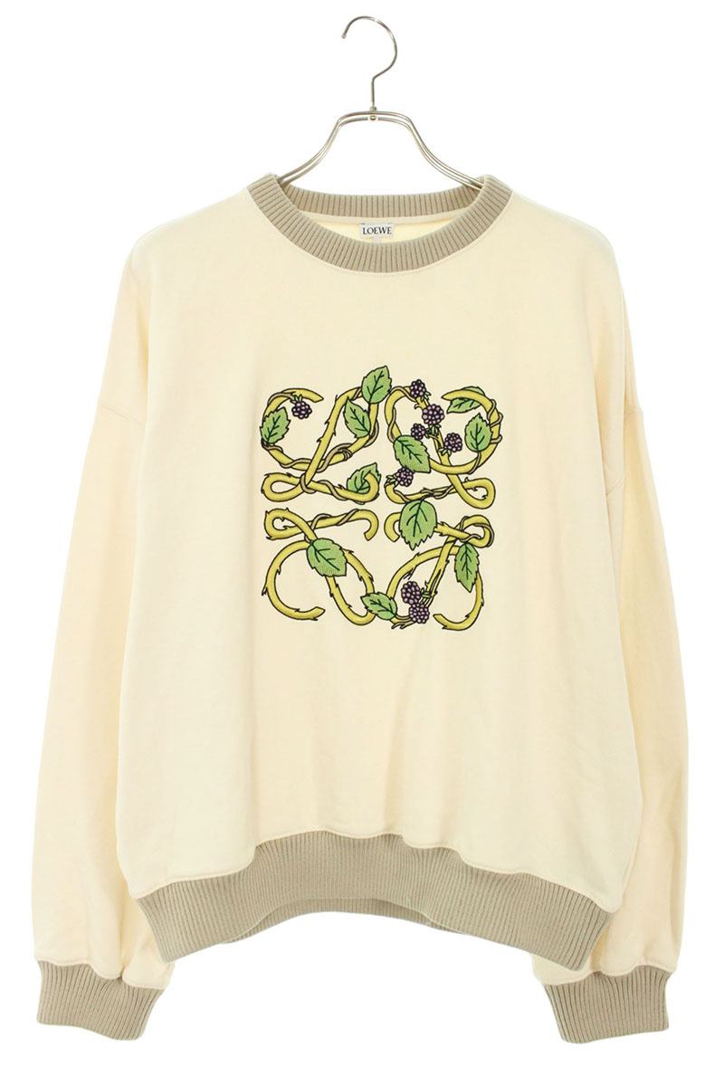 Loewe Herbarium Anagram Off-White Sweatshirt Size L