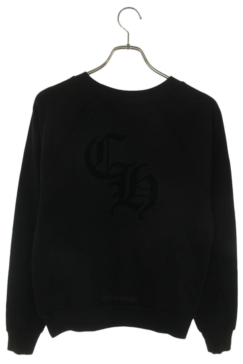 Chrome Hearts Y NOT Flocked Cemetery Cross Sweatshirt Size S