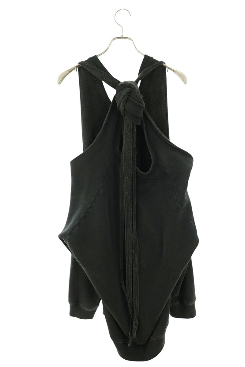Y/Project Drawstring Asymmetrical Sweatshirt Gray Size S
