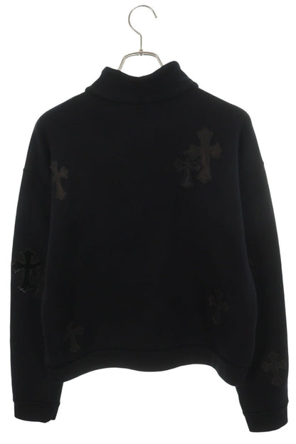 Chrome Hearts Pony Hair Cross Half-Zip Sweatshirt Size XS