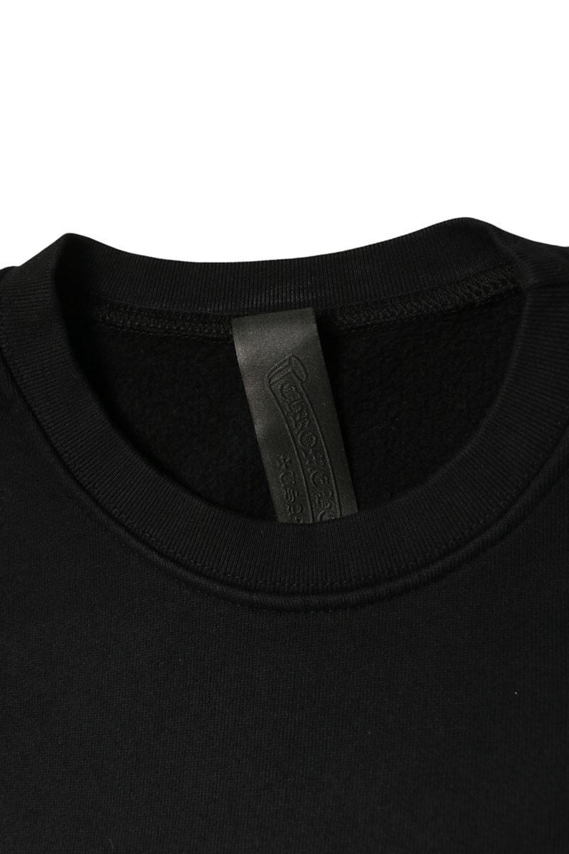 Chrome Hearts Y NOT Cross Patch Sweatshirt Black Size S