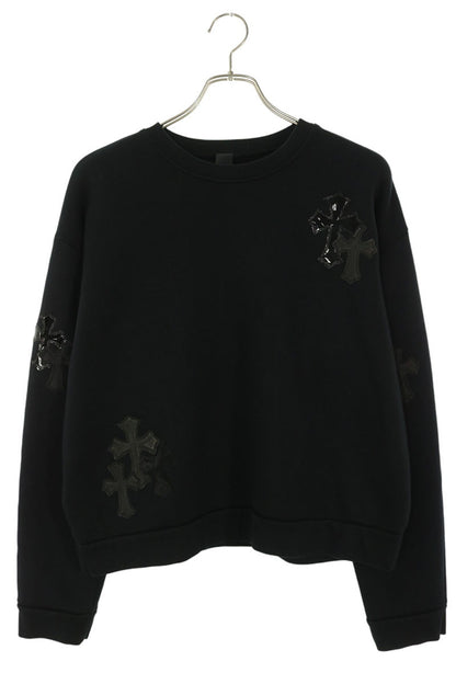 Chrome Hearts Y NOT Cross Patch Sweatshirt Black Size M